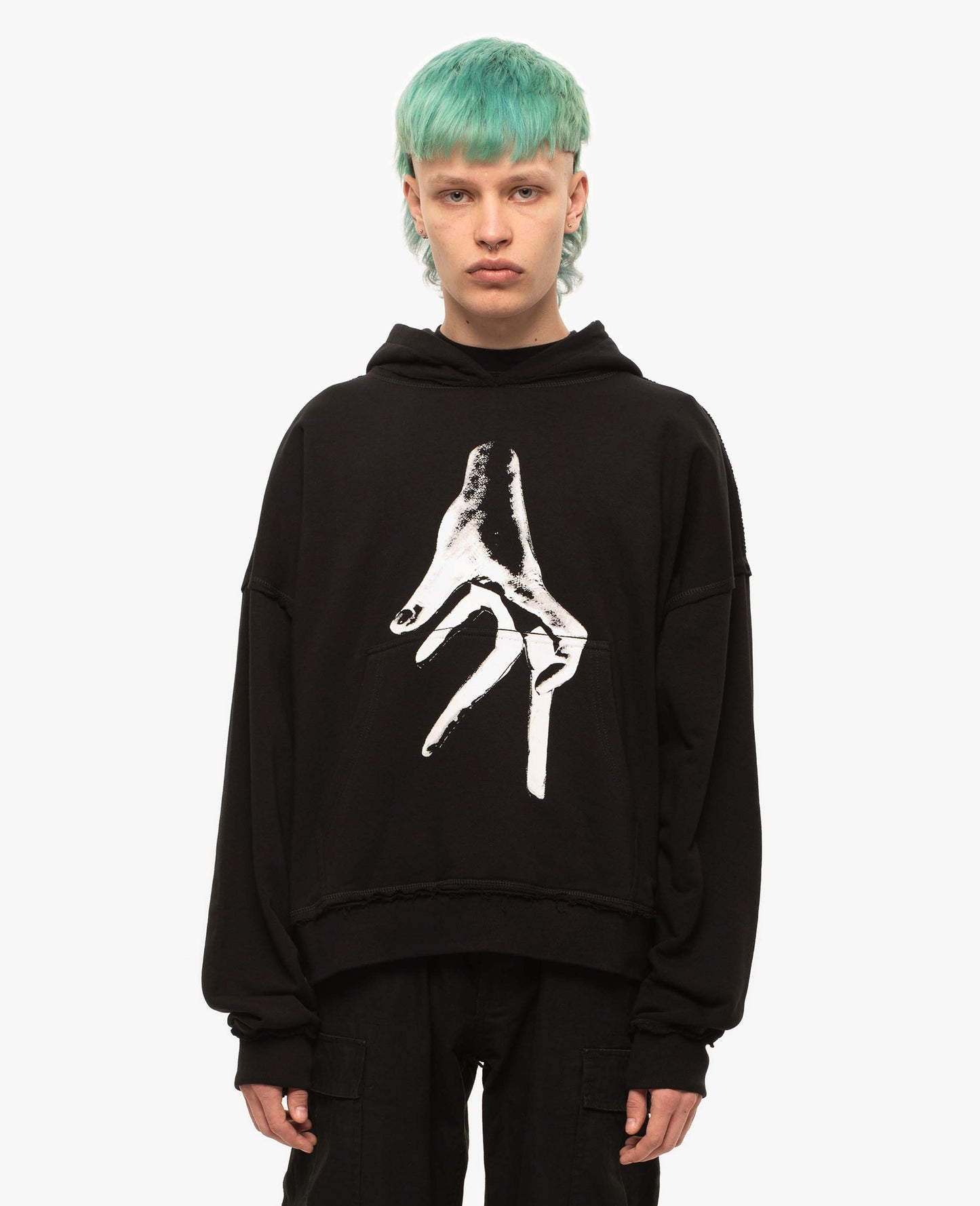 R sign hoodie