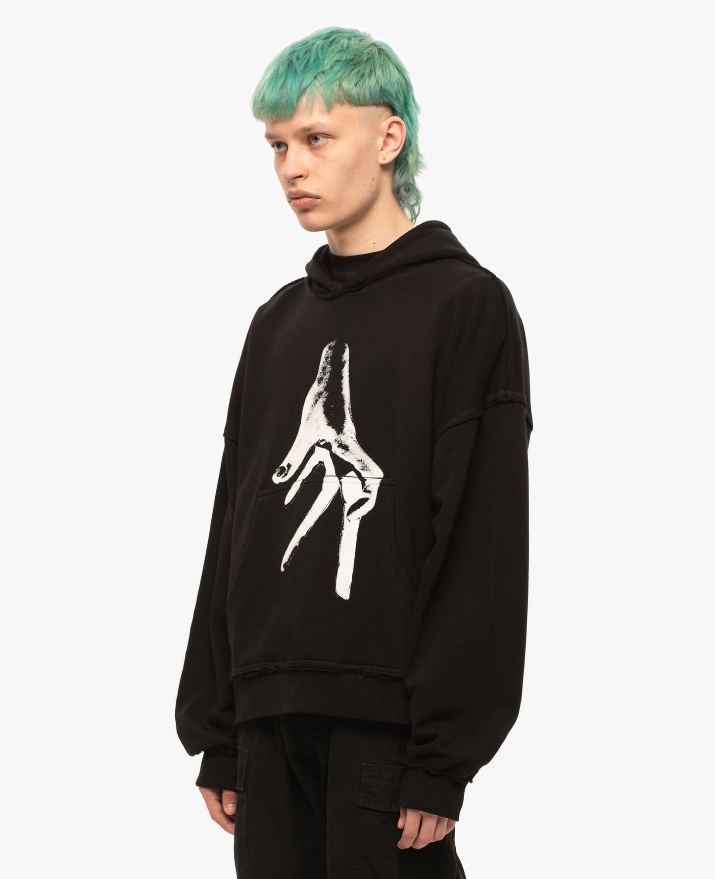 R sign hoodie