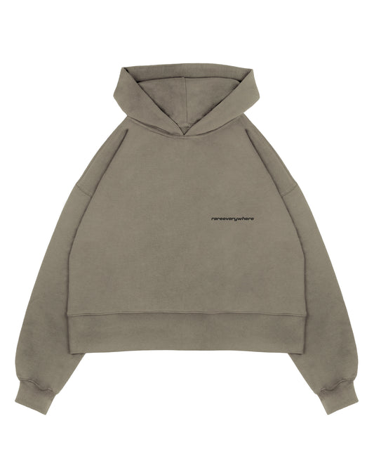 logo hoodie - dark green