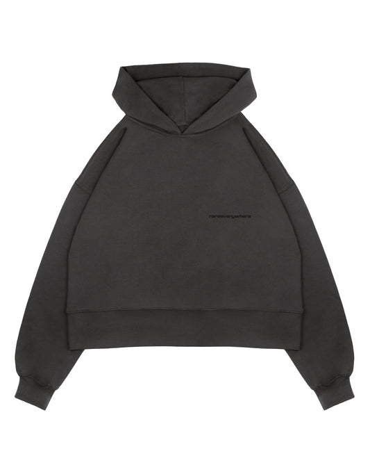 logo hoodie - dark grey