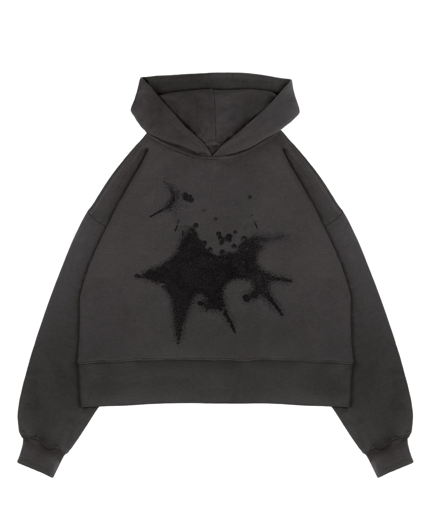 stardust hoodie - dark grey